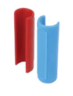 Декоративная клипса для маркировки трубы (синяя) D=20 mm
