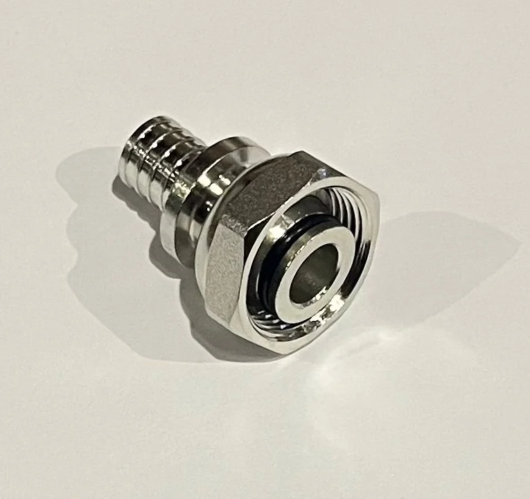 Переходник, ELSEN, Tin plated Monolit, НГ ЕК, 16, 3/4", латунь с покрытием TIN (олово), CN