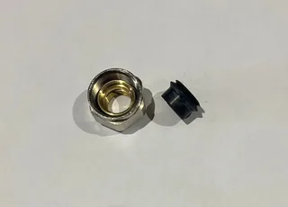 Резьбозажимное соединение, НГ ЕК, 3/4", 15, латунь, для медной трубы