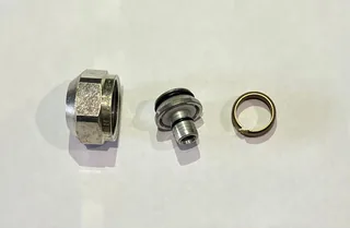 Резьбозажимное соединение, НГ ЕК, 3/4", 20 x 2,8 (20 x 2,9), TIN латунь, для PEX труб, для PEX/AL труб — иконка