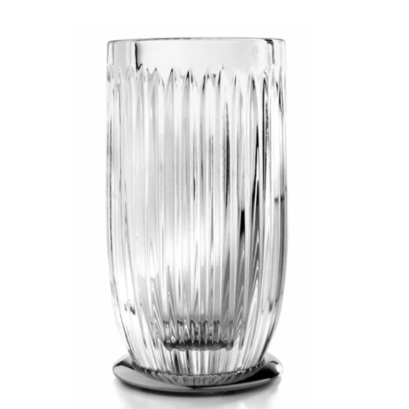 Стакан, 3SC, Elegance Crystal, шгв 75*75*145, цвет-прозрачный хрусталь/Black Matt Nickel