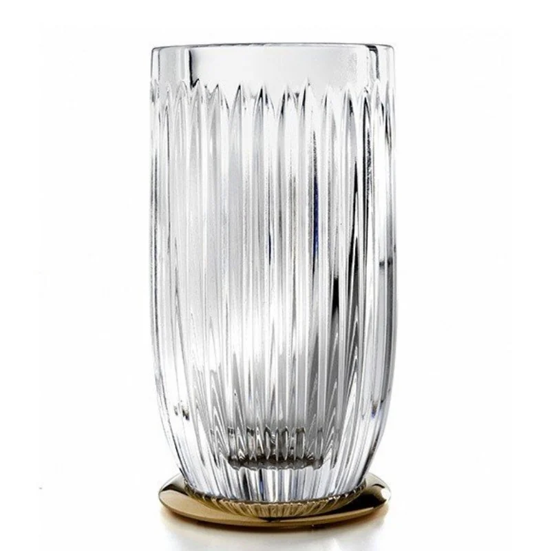 Стакан, 3SC, Elegance Crystal, шгв 75*75*145, цвет-прозрачный хрусталь/Matt Gold 24Kt