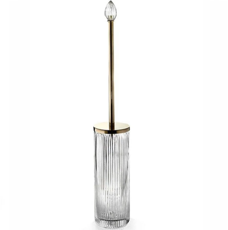 Ёршик, 3SC, Elegance Crystal, шгв 110*110*660, цвет-Matt Satin Brass, цвет колбы-прозрачный хрусталь