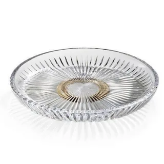 Лоток универсальный, 3SC, Elegance Crystal, шгв 220*220*250, цвет-хрусталь прозрачный//Matt Gold 24Kt