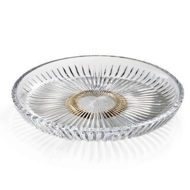 Лоток универсальный, 3SC, Elegance Crystal, шгв 220*220*250, цвет-хрусталь прозрачный//Matt Gold 24Kt
