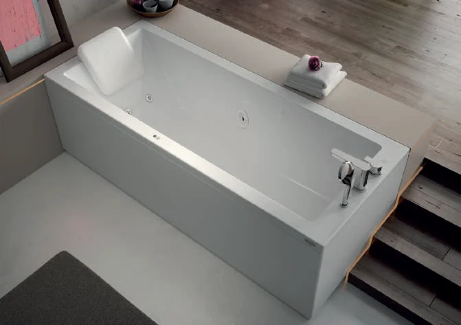 Гидромассажная ванна, Jacuzzi, Energy, правосторонняя, в комплекте-смеситель, шгв 1800*800*570, цвет-белый глянцевый