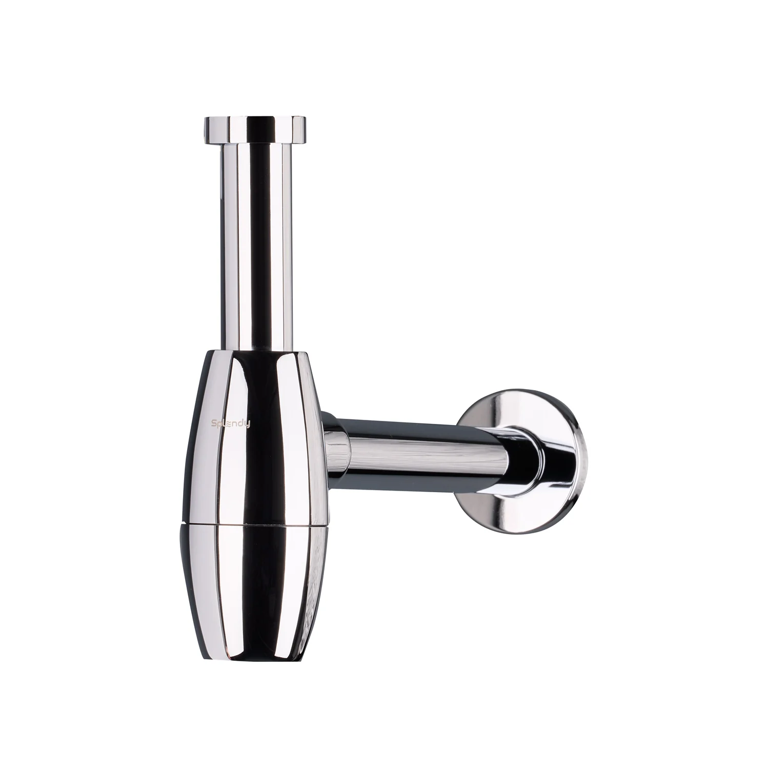 Сифон, Splendy, Elegance R, для раковин, бутылочный, 1 1/4" х 32, цвет-хром