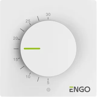Терморегулятор, Engo Controls, непрограммируемый, 230 В, белый