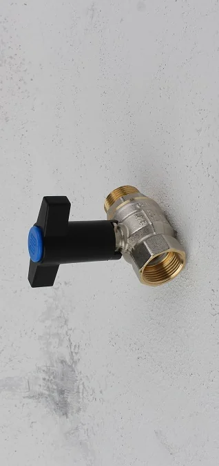 Кран шаровой 3/4", НВ, высокая ручка из пластмассы