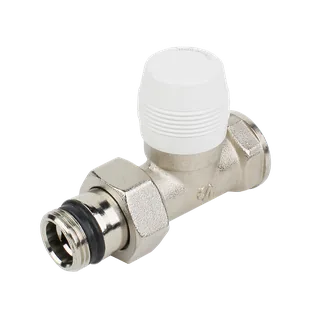 Вентиль, отсекающий, прямой, 1/2", 1/2", ВН, никелированный (старый EVR07.3411)