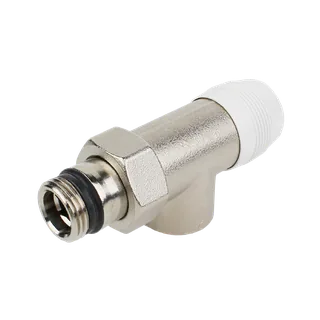 Вентиль, отсекающий, осевой, 1/2", 1/2", ВН, никелированный