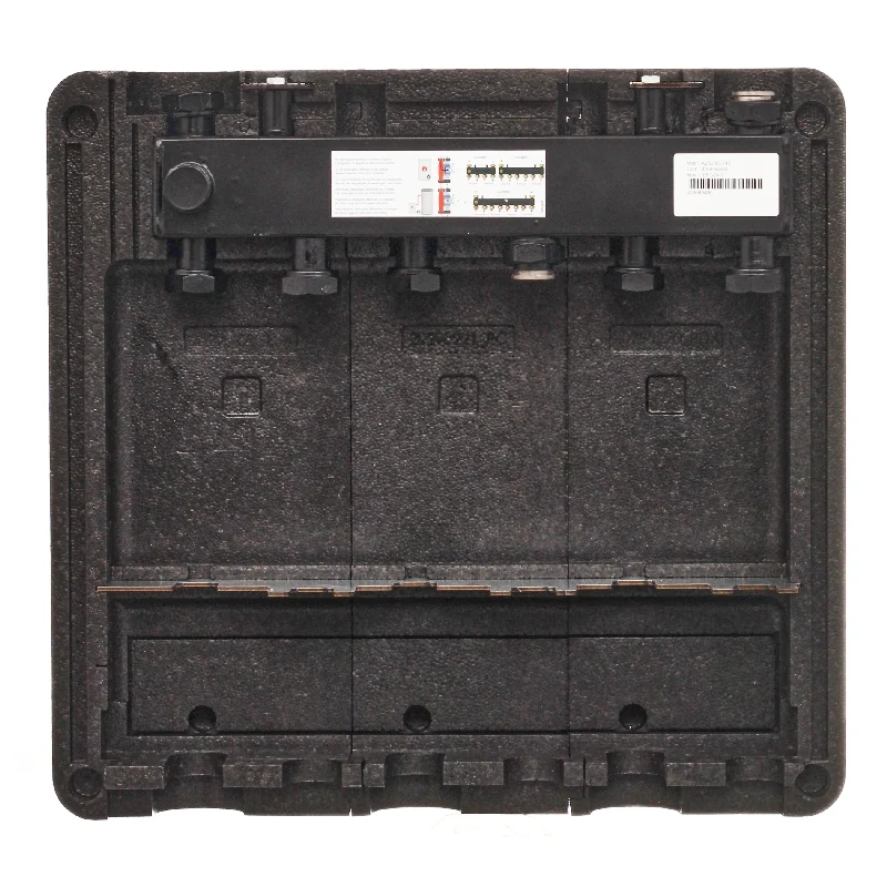 Гребёнка, SMARTBOX 2.0, DN20, с гидрострелкой, 1", 4 контура, размер отвода-1", 2 м3/ч