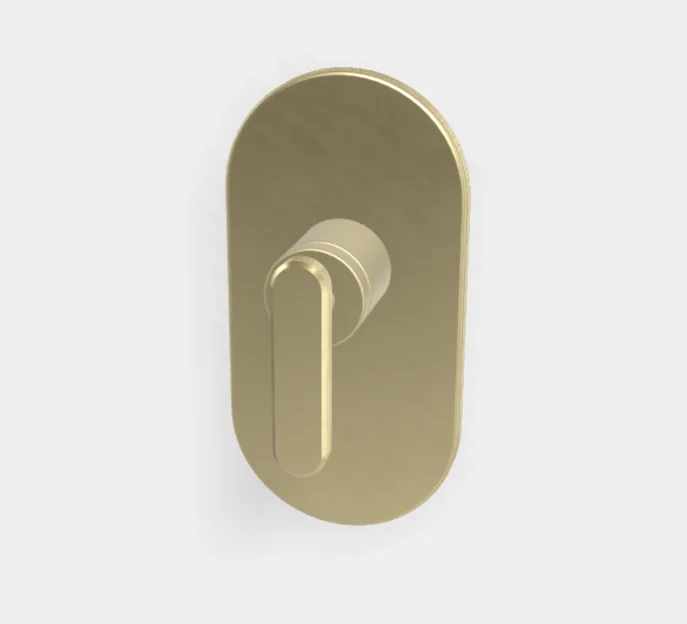 Смеситель для душа, Fima Carlo Frattini, Park Lane, на 1 потребитель, цвет-Brushed champagne