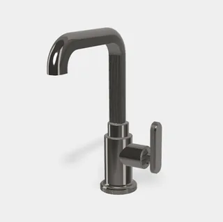 Смеситель для раковины, Fima Carlo Frattini, Park Lane, цвет-хром черный (Black Chrome, Polished Black chrome)