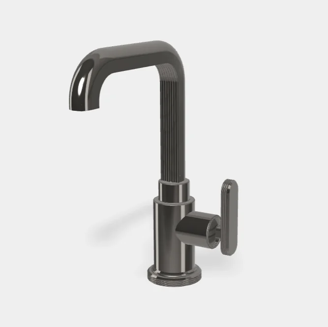 Смеситель для раковины, Fima Carlo Frattini, Park Lane, цвет-хром черный (Black Chrome, Polished Black chrome)