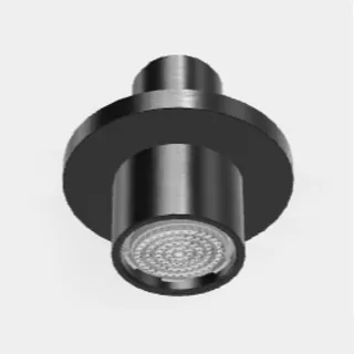 Микродуш, Fima Carlo Frattini, Showerhead, 28, струя дождь, цвет-хром черный брашированный