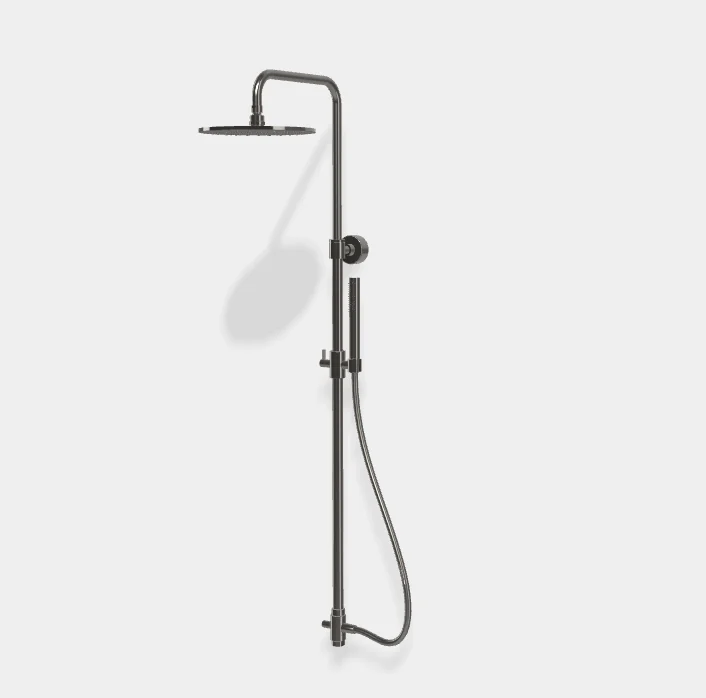 Душевая стойка, Fima Carlo Frattini, Shower column, цвет-чёрный хром