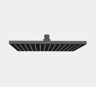Верхний душ, Fima Carlo Frattini, Showerhead, шг 300*300, цвет-чёрный хром