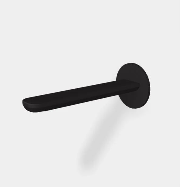 Излив, Fima Carlo Frattini, Shower accessories, цвет-чёрный матовый