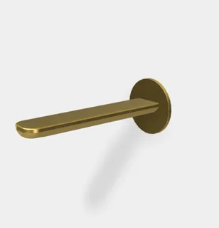 Излив, Fima Carlo Frattini, Shower accessories, на борт ванны, вынос излива, мм-201, стандарт подводки-1/2", цвет-брашированное золото — иконка