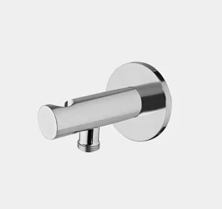 Шланговое подсоединение, Fima Carlo Frattini, Shower accessories, цвет-хром черный брашированный