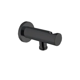 Шланговое подсоединение, Fima Carlo Frattini, Shower accessories, цвет-черный матовый