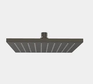 Верхний душ, Fima Carlo Frattini, Showerhead, 250*250, цвет-брашированный чёрный хром