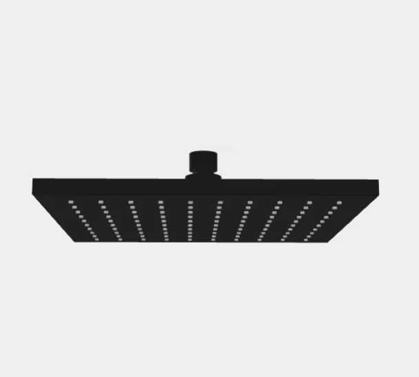 Верхний душ, Fima Carlo Frattini, Showerhead, 250*250, цвет-чёрный матовый