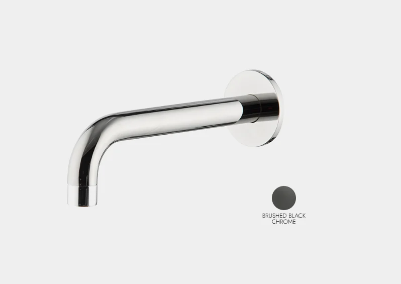 Излив, Fima Carlo Frattini, Shower accessories, цвет-хром черный брашированный