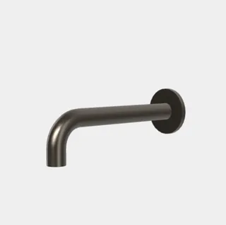 Излив, Fima Carlo Frattini, Shower accessories, цвет-черный хром брашированный
