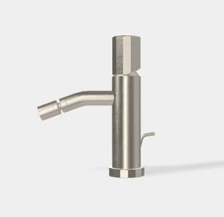 Смеситель для биде, Fima Carlo Frattini, Spillo Tech, V COLLECTION, цвет-никель брашированный