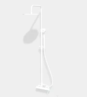 Душевая стойка, Fima Carlo Frattini, Shower column, цвет-белый матовый — иконка