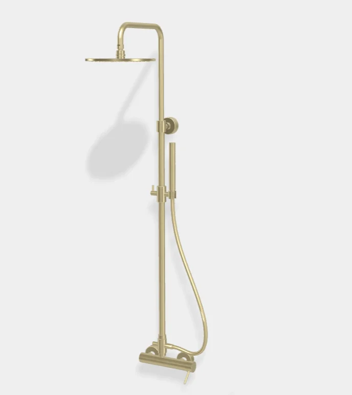 Душевая стойка, Fima Carlo Frattini, Shower column, цвет-шампань брашированная