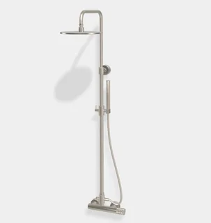 Душевая стойка, Fima Carlo Frattini, Shower column, цвет-брашированный никель — иконка