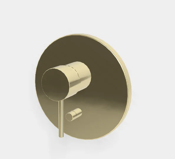 Смеситель для душа, Fima Carlo Frattini, Spillo Up, на 2 потребителя, цвет-шампань