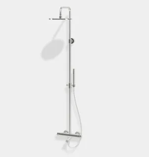 Душевая стойка, Fima Carlo Frattini, Shower column, цвет-хром