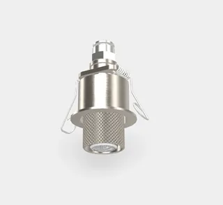 Микродуш, Fima Carlo Frattini, Waterdot, Texture G, скрытый с пружинным креплением, тип струи-ламинарная (Laminar), цвет-никель брашированный