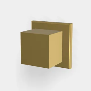 Вентиль, Fima Carlo Frattini, Zeta, переключающий (дивертор), 1/2" x 1/2", цвет-Brushed Gold