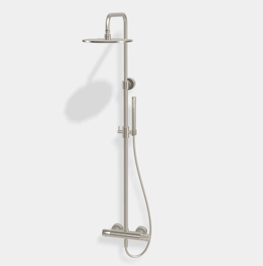 Душевая стойка, Fima Carlo Frattini, Shower column, G COLLECTION, цвет-никель брашированный