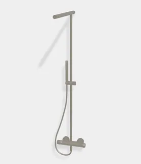 Душевая стойка, Fima Carlo Frattini, Shower column, цвет-никель брашированный