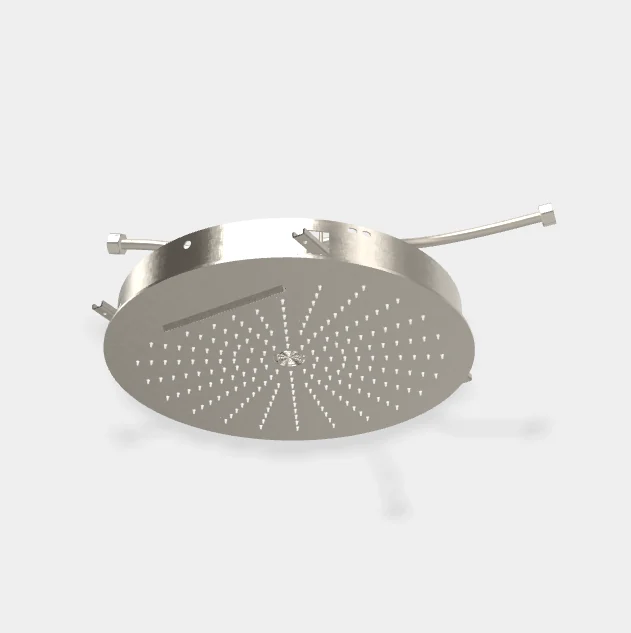 Верхний душ, Fima Carlo Frattini, Showerhead, 400*400, цвет-никель брашированный