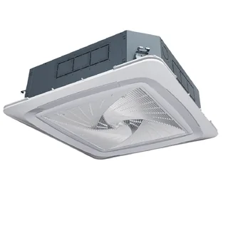 FCB-170B CN2B, Фанкойл, Haier, кассетный, 2-х трубный, с круговым потоком, с ИК пультом, без панели