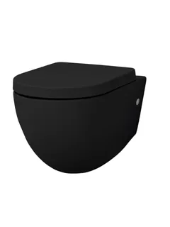 Унитаз, Artceram, File 2.0, подвесной, шгв 360*520*370, цвет-Matt Black ( ст. артикул FLV004 17 00) (Товар заказной, возврату не подлежит)