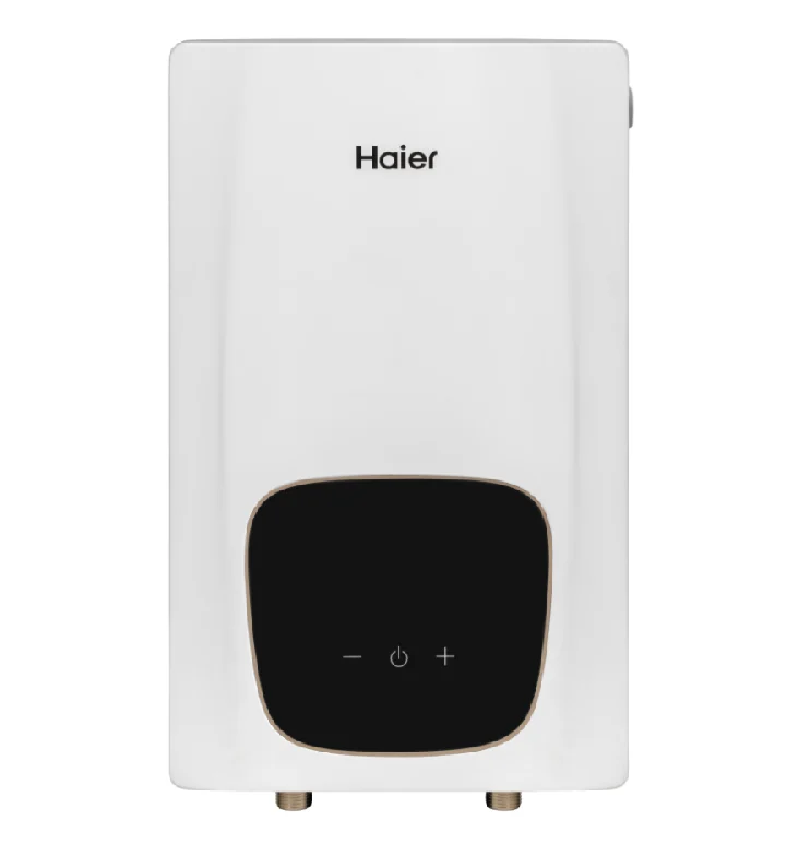 Водонагреватель электрический, Haier, проточный, POWER-EI9, с электронным управлением и сухим ТЭНом, цвет-белый