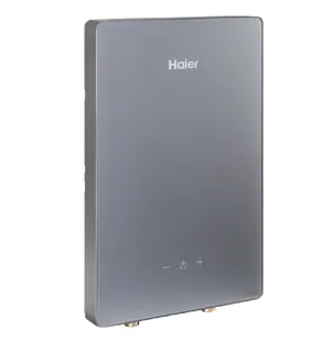 Водонагреватель электрический, Haier, проточный, GRACE-EI9, с электронным управлением и сухим ТЭНом, цвет-Серый сапфир