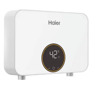 Водонагреватель электрический, Haier, проточный, JET-EI6, с электронным управлением и сухим ТЭНом, цвет-белый
