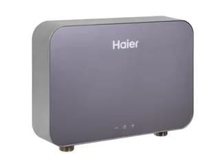 Водонагреватель электрический, Haier, проточный, SMART-EI6, с электронным управлением и сухим ТЭНом, цвет-черный сапфир