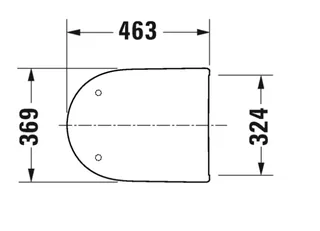 Сиденье для унитаза, Duravit, Qatego, шг 369*463, цвет-альпийский белый (ПРОДАЕТСЯ ТОЛЬКО В КОМПЛЕКТЕ С ОСНОВНЫМ ИЗДЕЛИЕМ) — изображение 1