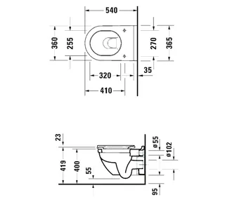 Сиденье для унитаза, Duravit, Starck 3, шгв 370*410*30, цвет-белый (ПРОДАЕТСЯ ТОЛЬКО В КОМПЛЕКТЕ С ОСНОВНЫМ ИЗДЕЛИЕМ) — изображение 1