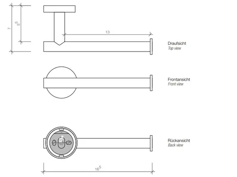 Бумагодержатель, Decor Walther, Basic, BA TPH1, шгв 165*75*50, цвет-черный матовый — изображение 1